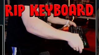 Speedrunner Smashes Keyboard