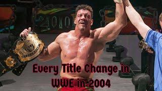 Every Title Change in WWE in 2004