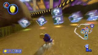 Destroying a Blue Shell with a Super Horn #9