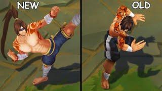 All Lee Sin Skins NEW and OLD Texture Comparison Rework 2024 (League of Legends)