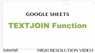 TEXTJOIN Function, Like VLOOKUP with Multiple Matches - Google Sheets Tutorial, IF, TEXTJOIN, Arrays