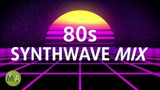 Upbeat Study Focus 80s Style Synthwave Mix with Beta Isochronic Tones