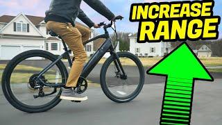 How to Increase Range on your Electric Bike for Free!