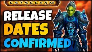 Cataclysm Classic and Pre Patch Release Dates Confirmed