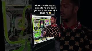 From console to PC  #tuskerpcs #meme #pc #gaming #rgb #expectations