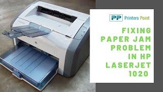 How To Fix Basic Paper Jam Problem In HP Laserjet 1020 | Printers Point