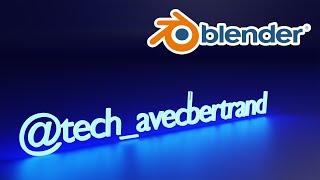 [ TUTO Blender #12 ]  Le TEXTE dans BLENDER - Tutoriel Blender 3D débutant en français