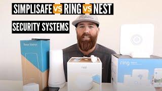 Simplisafe vs Ring vs Nest DIY Security Systems