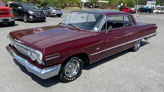 Test Drive 1963 Chevrolet Impala 4 Speed SOLD $29,900 Maple Motors #2125