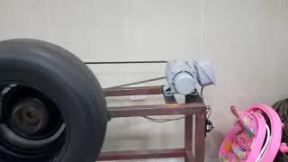 Free Energy Flywheel Energy by Car Wheel It's Work