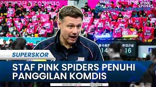 STAF PELATIH PINK SPIDERS PENUHI PANGGILAN KOMDIS! Hukuman Menanti Rival Ko Hee-jin #voli #mega