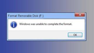 How to Fix "Windows Was Unable to Complete the Format" Error - Step-by-Step Guide