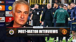 José Mourinho delivers vintage José after Man Utd draw  | Fenerbahce vs Man Utd | CBS Sports