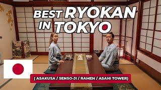 BEST RYOKAN in Tokyo Japan for less than $100 (Full room tour + Asakusa)