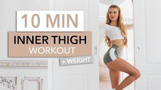 10 MIN INNER THIGH WORKOUT - tighten the inner part of your legs / Intense I Pamela Reif