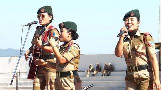 15 IR Mahila band, finalist of India Got Talent 2023 performance at Nagaland 61st Statehood Day