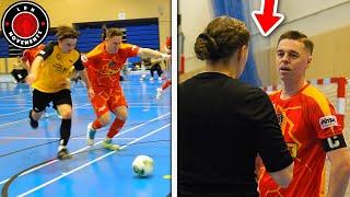 I Played in a PRO FUTSAL MATCH! Captain gets a RED CARD? (Football Highlights)