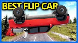 I Built The World's BEST Flip Car in BeamNG Drive!!