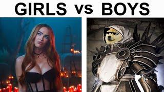 BOYS VS GIRLS MEMES GAMING V3