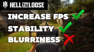 HUGE FPS BOOST - MORE STABILITY  - MORE VISIBILITY : Hell Let Loose Performance Boost