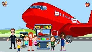 Let's Play Kinderspiele  My Town Airport  Flughafen Spiel für Kinder ab 4 Jahre