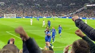 Chelsea fans chant ," Tottenham Get Battered Everywhere They GO ," ️ 2023