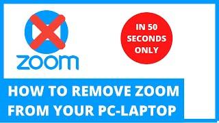 HOW TO UNINSTALL ZOOM APP FROM YOUR COMPUTER PC-LAPTOP