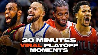 30 Minutes of the MOST VIRAL Playoff Moments in Recent Years 