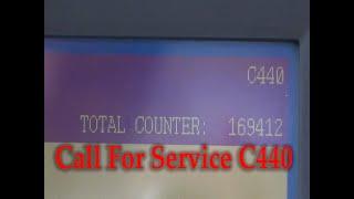 Call For Service C440 TOSHIBA e STUDIO 452 Problem Solve | TOSHIBA Photocopy Machine Problem