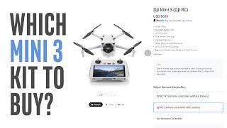 DJI Mini 3 - Which Kit and Accessories to Buy