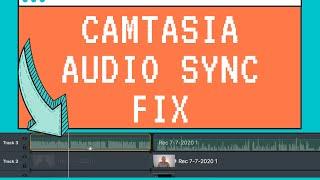 Camtasia Audio Sync Issue (Simple Fix)