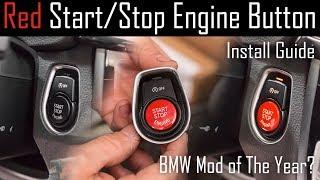 Red Start/Stop Engine Button Install Guide (BMW 2-7 Series F Chassis)