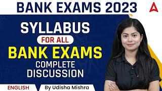 Bank Exams 2023 Syllabus | English Syllabus for Banking Exams by Udisha Mishra