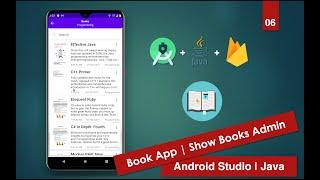 Book App Firebase | 06 Show Books Admin | Android Studio | Java