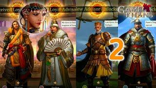 Game of Khans New Advisor unlock Gameplay Android & ios