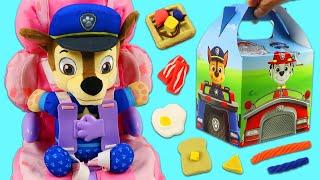 Let's Pack Baby Chase a To Go Meal in Paw Patrol Lunch Box!