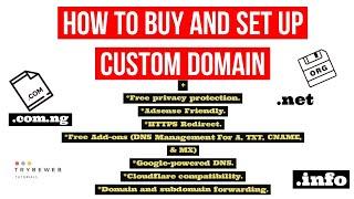 Custom Domain Setup On Blogger [How To Buy And Connect Blogspot Domain]