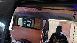 TOYOTA HIACE Custom Car Roof Star Light Installation | Interior Ceiling Modification at JVSP| Part 9