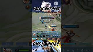 VALE GAMEPLAY MANIAC #shorts #viral #trending #goodvibes #vale #mlbb #mobilelegends #dannyasi