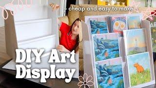 DIY $10 Market Display Stand Tutorial  How I display my art prints and products at art shows
