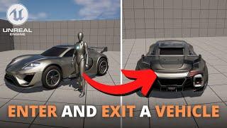 How to Enter and Exit a Vehicle in Unreal Engine 5 - Car Interaction