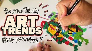 I Hate Art Trends  drawing Ninja Turtles! Can you Grow your Followers with Art Trends?