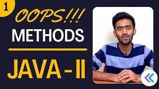 OOPs - Java Programming | Ep-1 | Methods | Tamil | code io