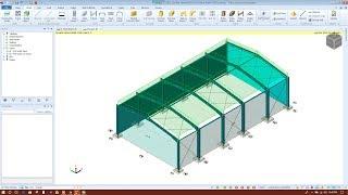 DESIGN OF STEEL PORTAL FRAME IN TEKLA STRUCTURAL DESIGNER 2018-PART1/2