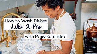 How to Hand Wash Your Dishes Like A Pro, With Rajiv Surendra | Life Skills With Rajiv