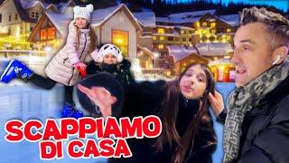 VLOG SCAPPIAMO di CASA per ANDARE a PATTINARE sul GHIACCIO ️ PAPÀ GENNARO ci SCOPRE e si ARRABBIA