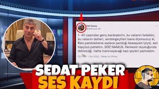 Sedat Peker Sesli Twitter Serisi 1 (Pambıkören - 1 Temmuz)