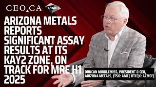 Arizona Metals Reports Significant Assay Results at its Kay2 Zone, On Track for MRE H1 2025