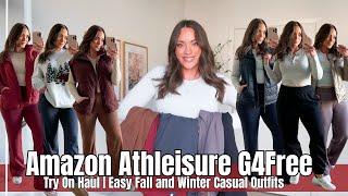 New Amazon Athleisure Brand: G4Free Try On Haul | Easy Fall and Winter Casual Outfits