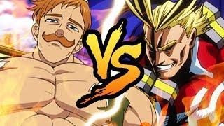 ESCANOR VS ALL MIGHT RAP BATTLE | RUSTAGE ft Daddyphatsnaps